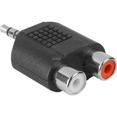 Jack de 3,5 mm d'adaptateur de goobay> 2x tulp