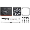 Noctua nf-a14x25 g2 pwm chromax.black ventilateur de boîtier (noir, 140 x 140 x 25 mm)