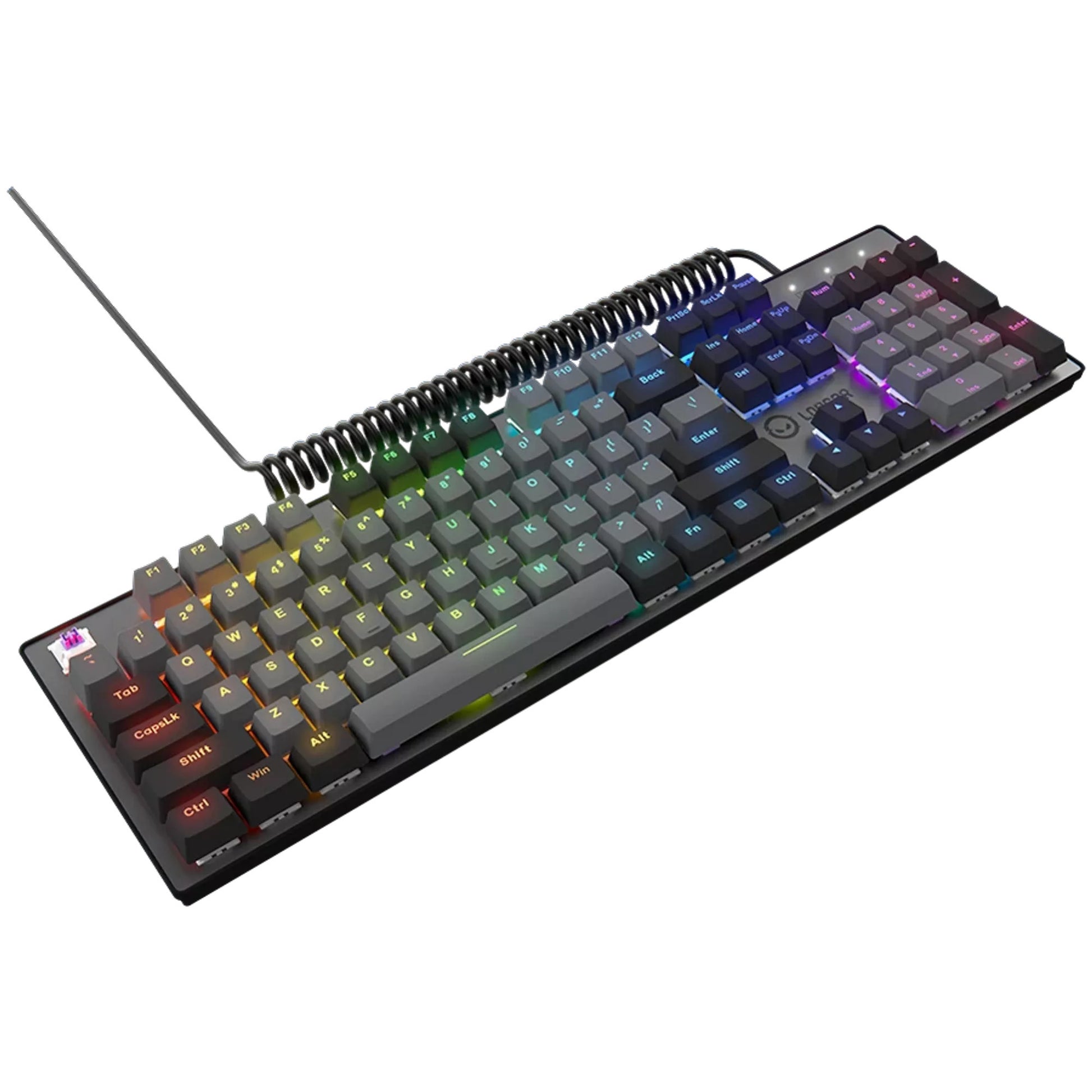 Lorgar azar 514, clavier de jeu (noir, disposition américaine, logar dream, rgb)