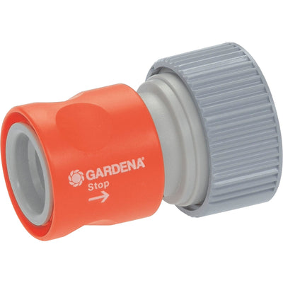 Pièce de transition du professeur de Gardena avec arrêt d'eau 19 mm (1 2