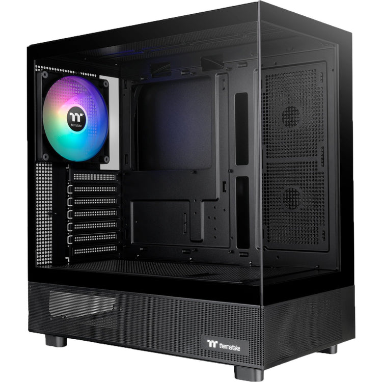 Boîtier tour midi Thermaltake view 270 tg argb (noir | 2x usb-a | 1x usb-c | rgb | verre trempé)