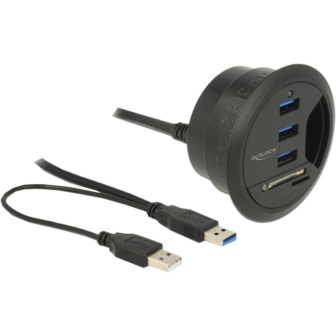 Dellock In-Desk Hub 3 Port USB 3.0 + 2 SLOT SD Carte Reader