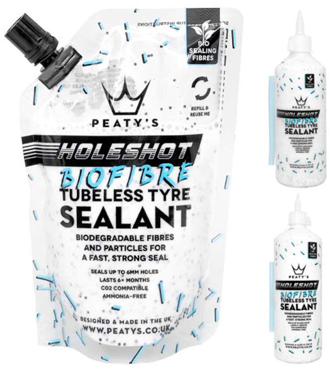 Scellant pour pneu tubeless biofibre Peaty's Holeshot