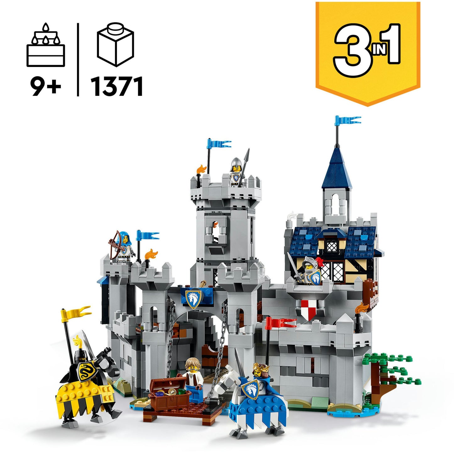 Créateur LEGO 31168 Castle médiéval avec chevaliers à cheval