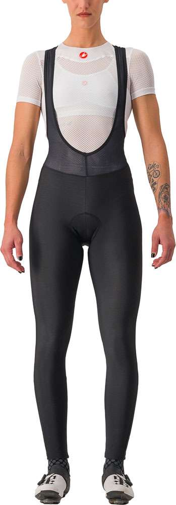 Castelli entrata - collant à bretelles pour femme avec peau