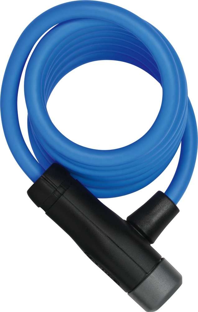 ABUS SPIRAL CABLE LOCK 4508K 150 8 Bleu - Protection du vélo