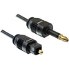 Dellock Toslink mâle -> toslink mini 3,5 mm, 2m