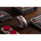 Souris 8bitdo retro r8 - édition n (gris rouge, 50 - 26 000 dpi, Bluetooth USB-C 2,4 GHz) - afbeelding 18