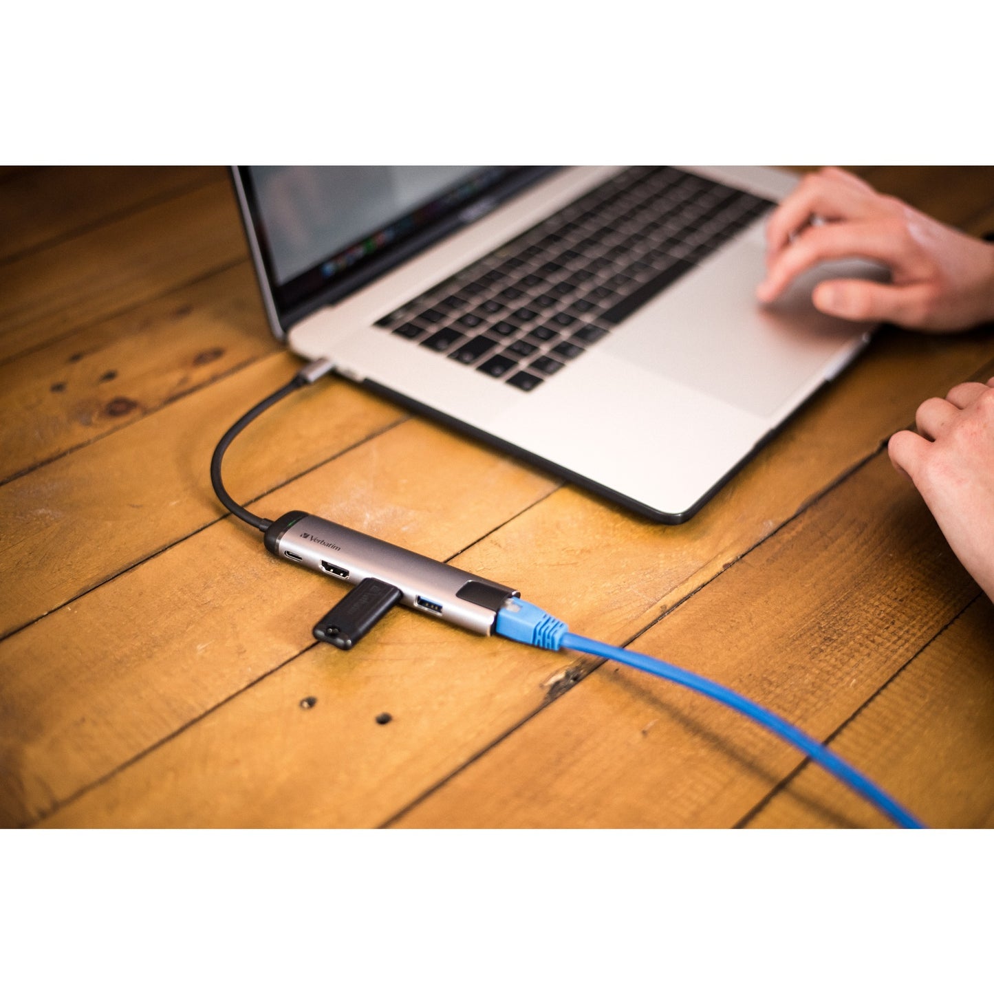 Verbatim USB 3.2 Gen 1 Multiport Hub, USB-C> 2x USB-A + US