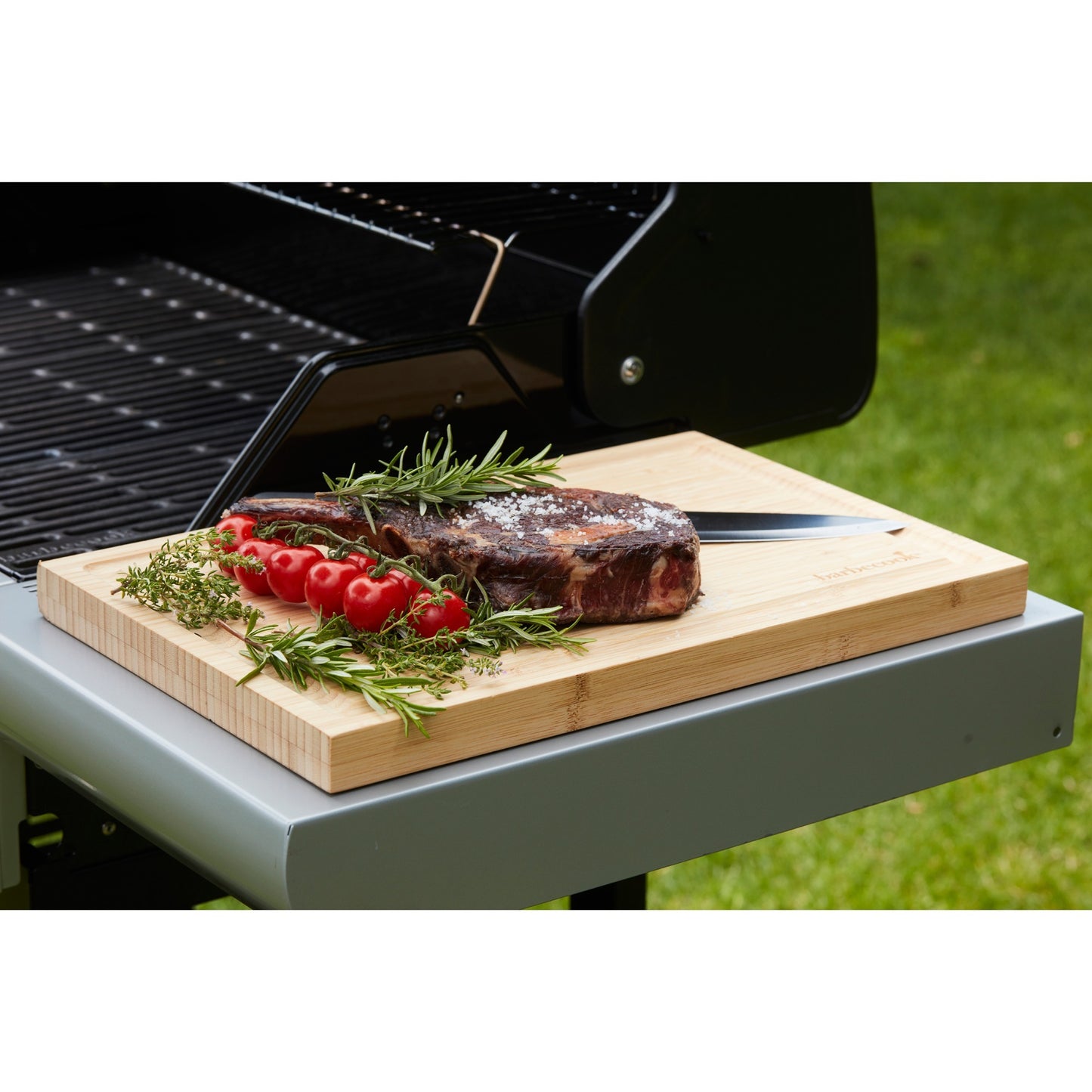 BarboCook Cutting Board de Bamboo avec canal de jus