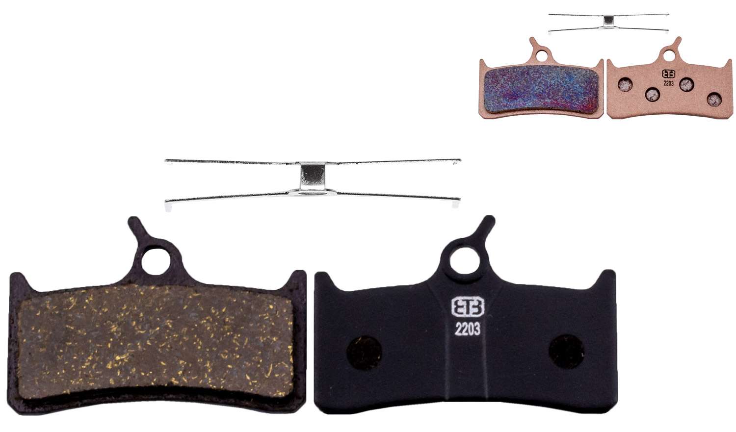 Triple huit plaquettes de disque shimano deore xt