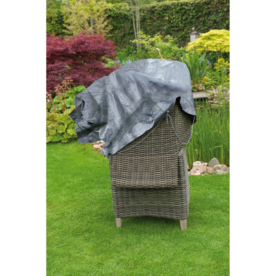 Housse de salon de jardin Nature pour housse de chaises empilées (gris, 6031601)
