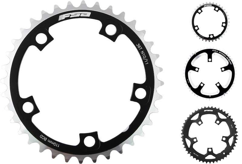 Plateau Fsa Road Pro à 5 bras avec cercle de boulons de 110 mm