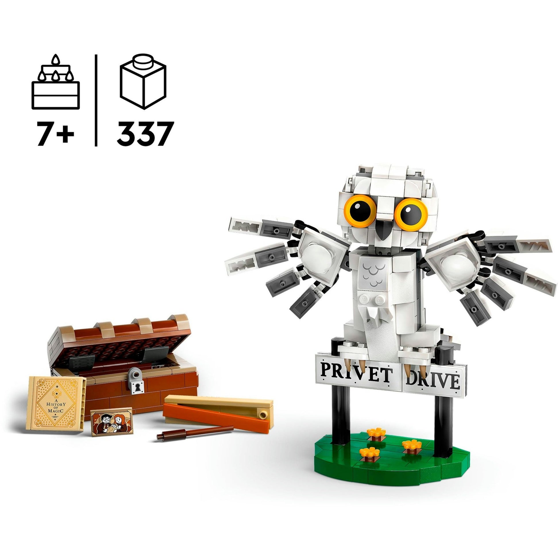 LEGO 76425 Harry Potter Hedwig à Ligusterlaan 4