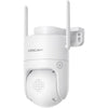 Foscam PD8, caméra de sécurité 4K 8MP double bande WiFi 6 PT (blanc)