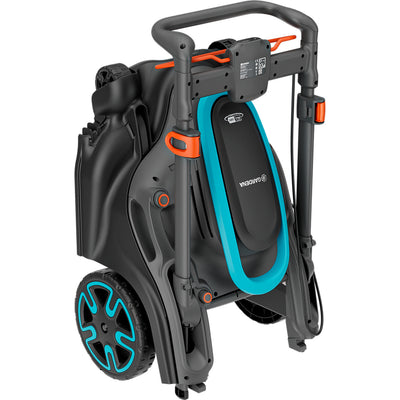 Gardena tondeuse à gazon à batterie powermax duo 4636v p4a set 41