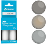 Set de stylos de retouche Cube argent mat - afbeelding 1