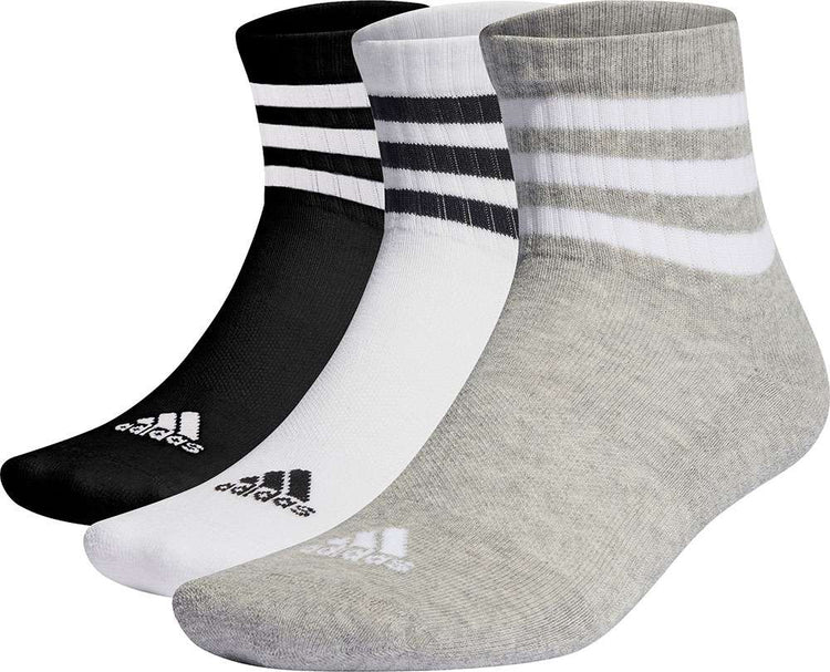 Adidas 3 streifen c spw mid - chaussettes (pack de 3)