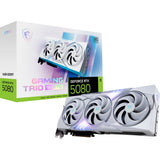 Carte graphique Msi Geforce RTX 5080 16G Gaming Trio OC White (Blanc, 3x Display Port, 1x HDMI) - afbeelding 8