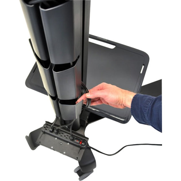 Base uhd pour centre multimédia mobile Ergotron neo-flex (noir)
