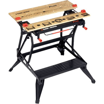 Établi pliable Black+decker wm825 workmate | h 620 800mm, vert. pince - wm825-xj