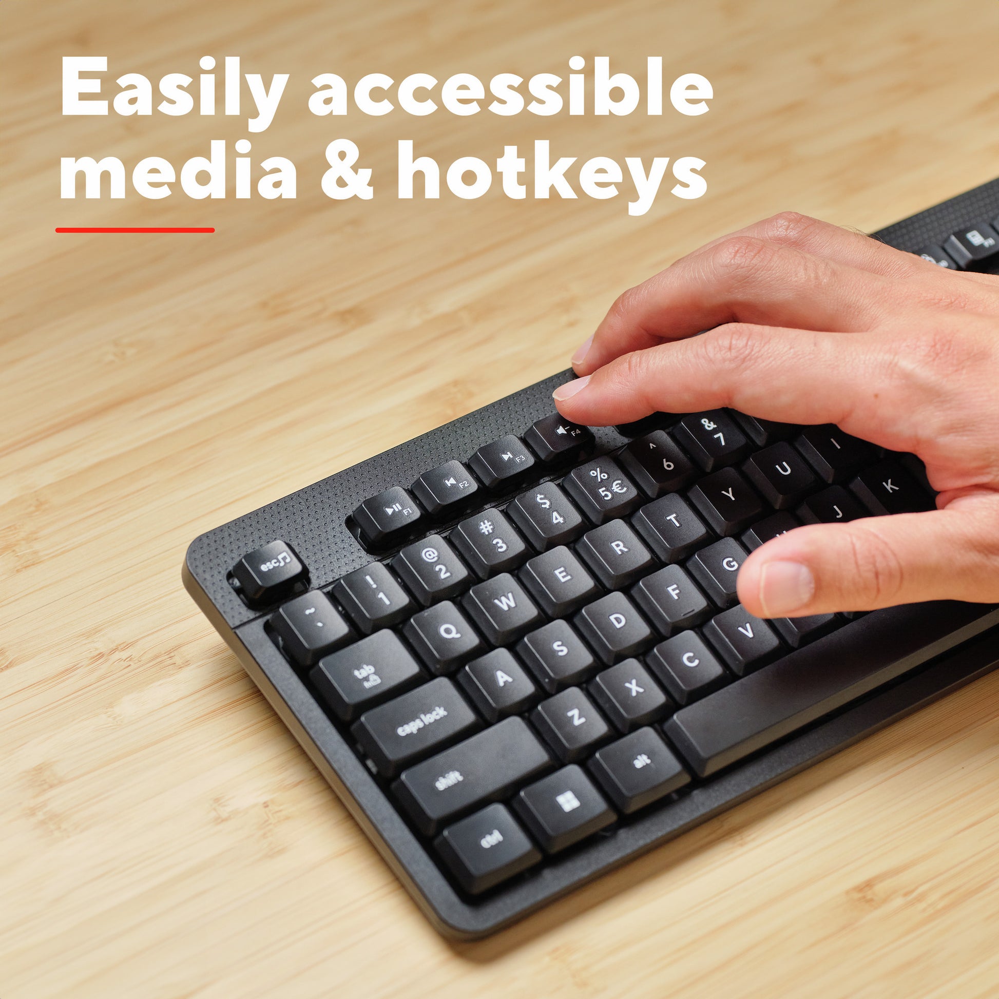 Trust ody II Clavier sans fil silencieux
