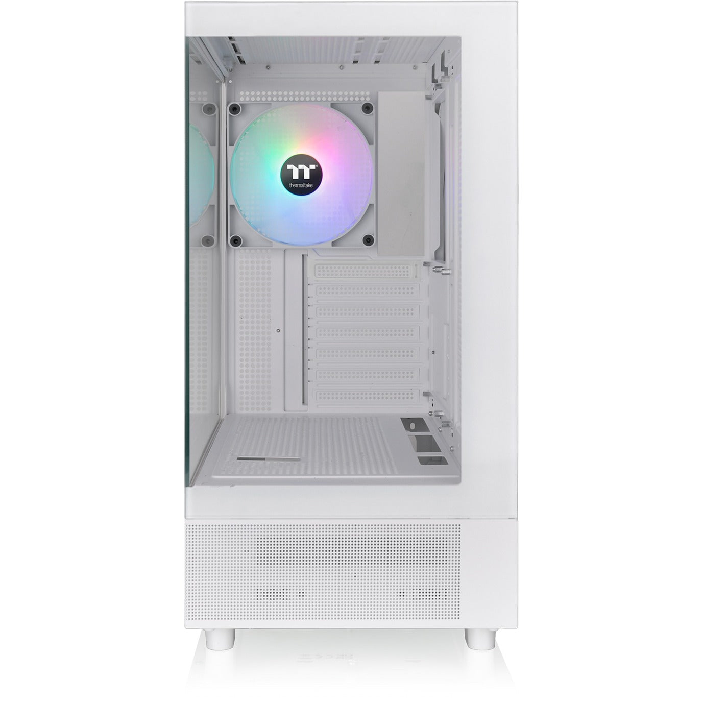 Thermaltake view 270 tg argb - boîtier tour midi neige (blanc | 2x USB-A | 1x USB-C | RGB | verre trempé)