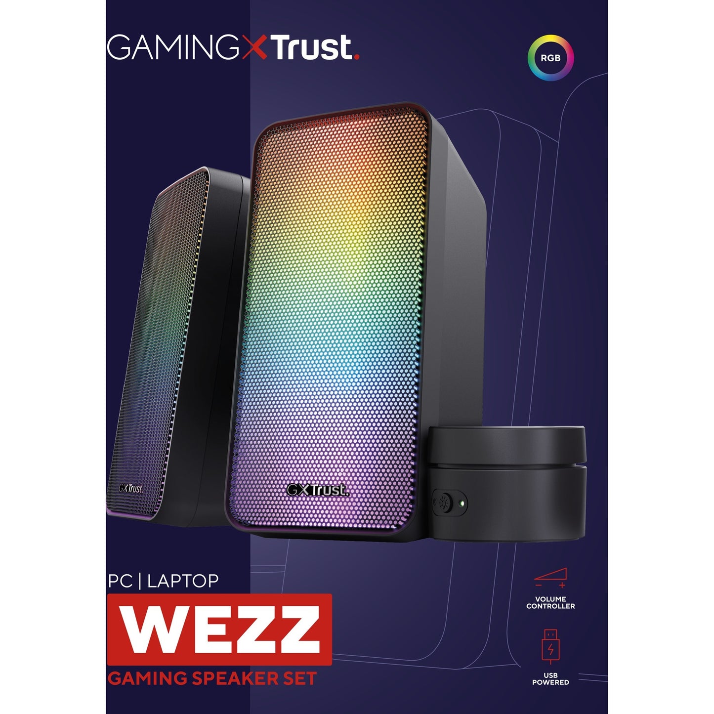 Trust GXT 611 WEZZZLIMING 2.0 RVB Speaker Sett