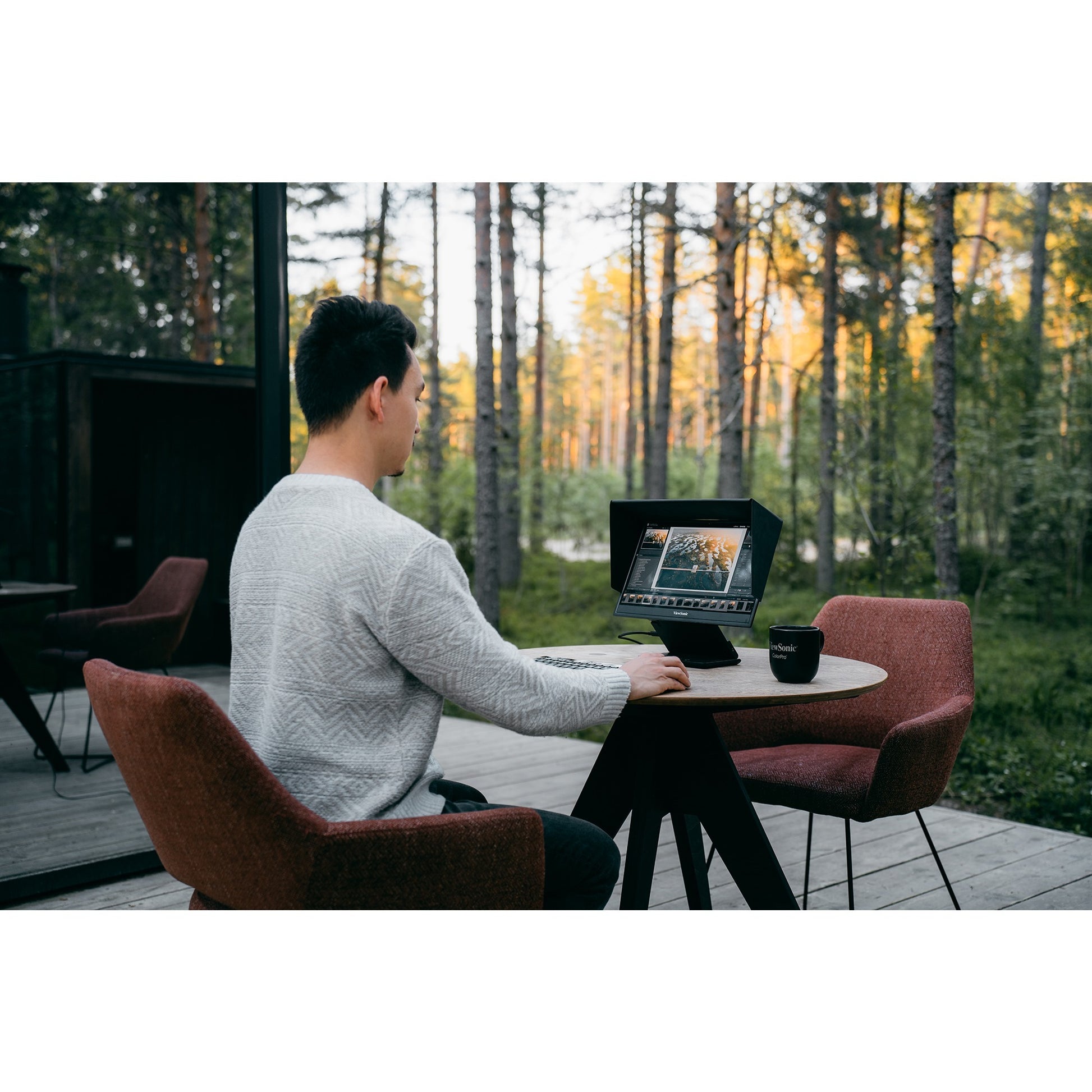 Moniteur Viewsonic vp16-oled 16 (noir (mat), 1x micro HDMI, USB-C, son)
