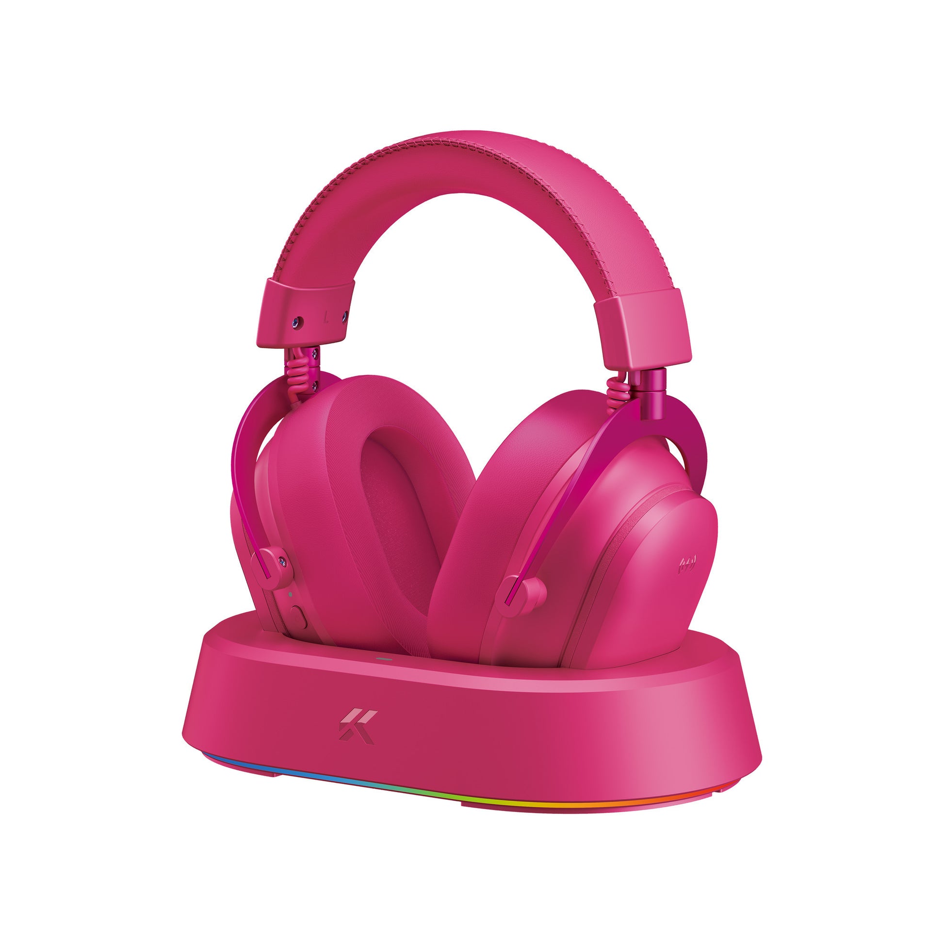 Mchose V9 Turbo+ Casque de jeu supra-auriculaire magnétique sans fil (rouge, Nintendo Switch, Playstation 4, Playstation 5, mobile, PC, Bluetooth USB 2,4 G)
