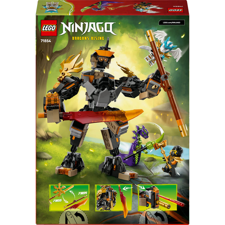 Lego Ninjago 71854 Le robot de mission Cole et Dragon Zane