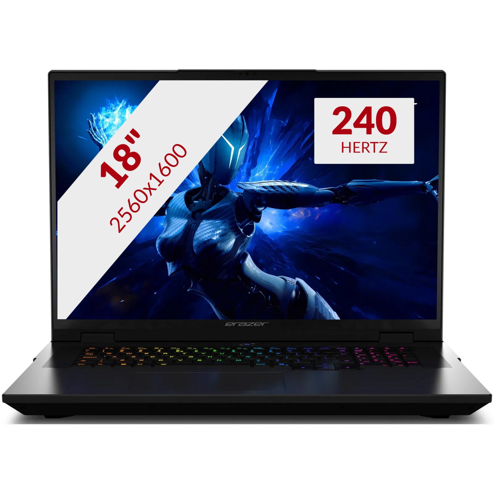 Erazer bête 18x1 md62731 18 ordinateur portable de jeu (noir | core ultra 9 275hx | rtx 5080 | 32 go | SSD 2 to)