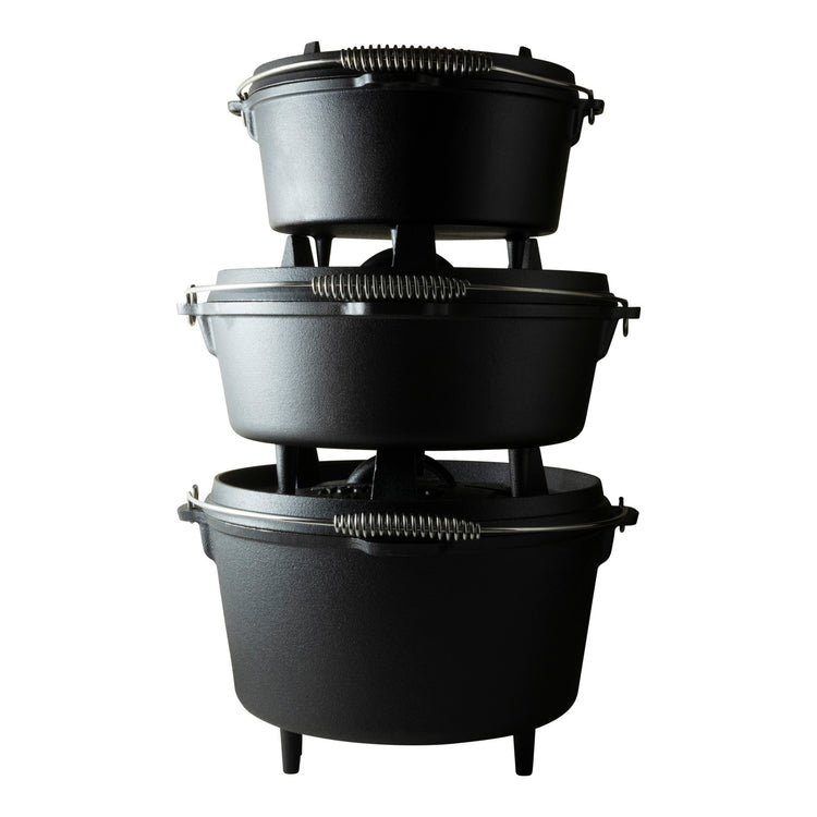 The Windmill Dutch Oven Poêle de cuisson 4,5 qt (noir, ø 25,5 cm | 3,8 litres)