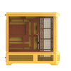 Boîtier grande tour Thermaltake view 600 tg caramel au beurre (jaune | 2x USB-A | 1x USB-C | verre trempé)