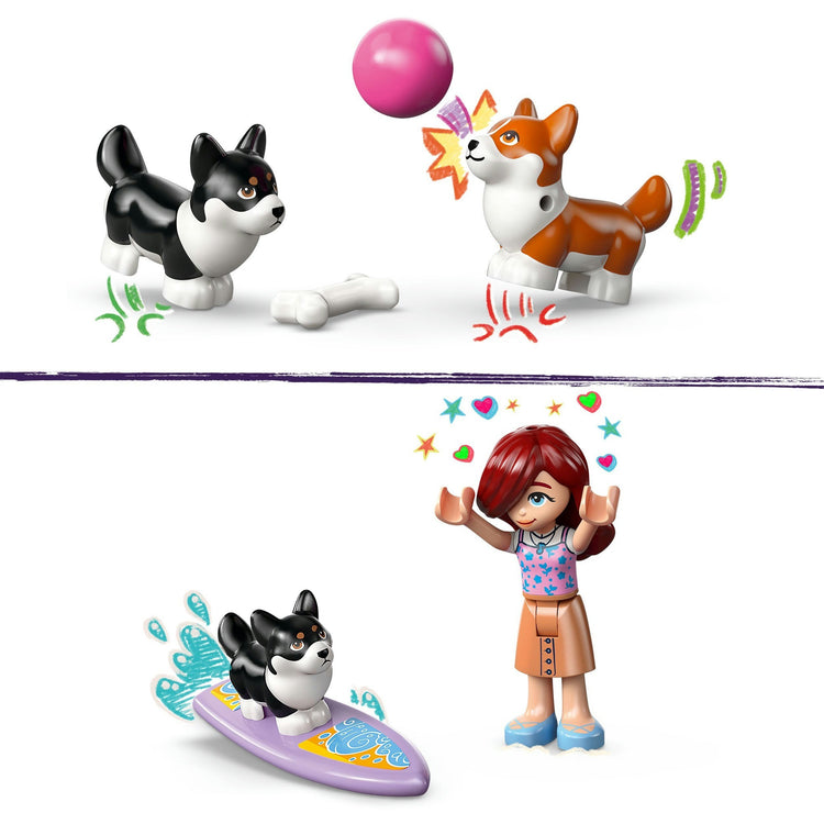 LEGO LEGO Amis 42641 Surfing Scooter Pleasure avec les chiens