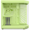 Boîtier tour midi Hyte y70 (vert clair | 2x USB-A | 1x USB-C | verre trempé)