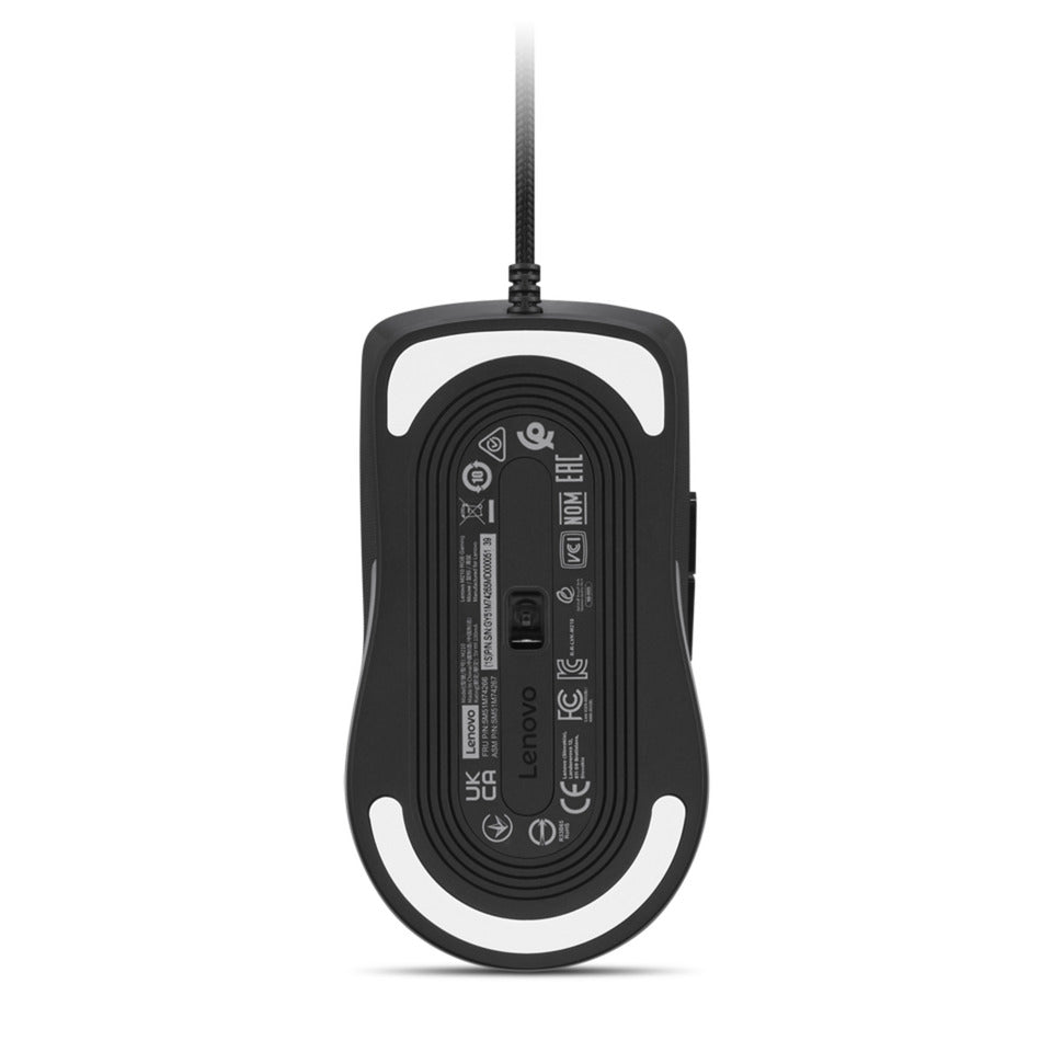 Souris de jeu Lenovo m210 RVB (noir, 8 000 dpi, RVB)