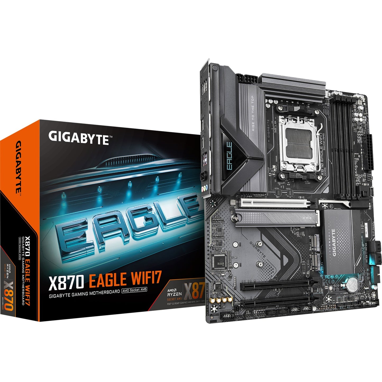 Gigabyte x870 Eagle WiFi7, ATX, AMD AM5, 4x DIMM DDR5, double USB4 Type-C, 2,5 GBE, Wi-Fi7