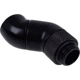 Alphacool eiszapfen adaptateur coudé double connexion à 45 degrés (noir) - afbeelding 2