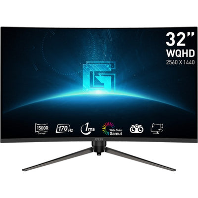 Moniteur de jeu incurvé MSI G32CQ5P 31,5 (noir, 2x HDMI, port d'affichage, 170 Hz)