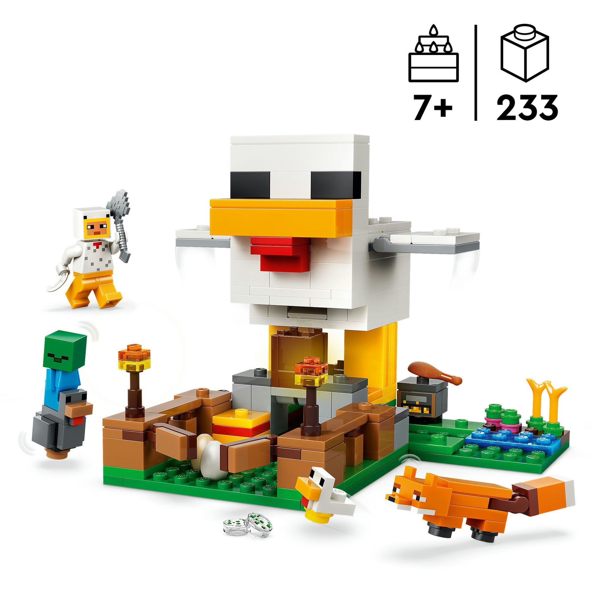 Lego minecraft 21585 ferme de poulets
