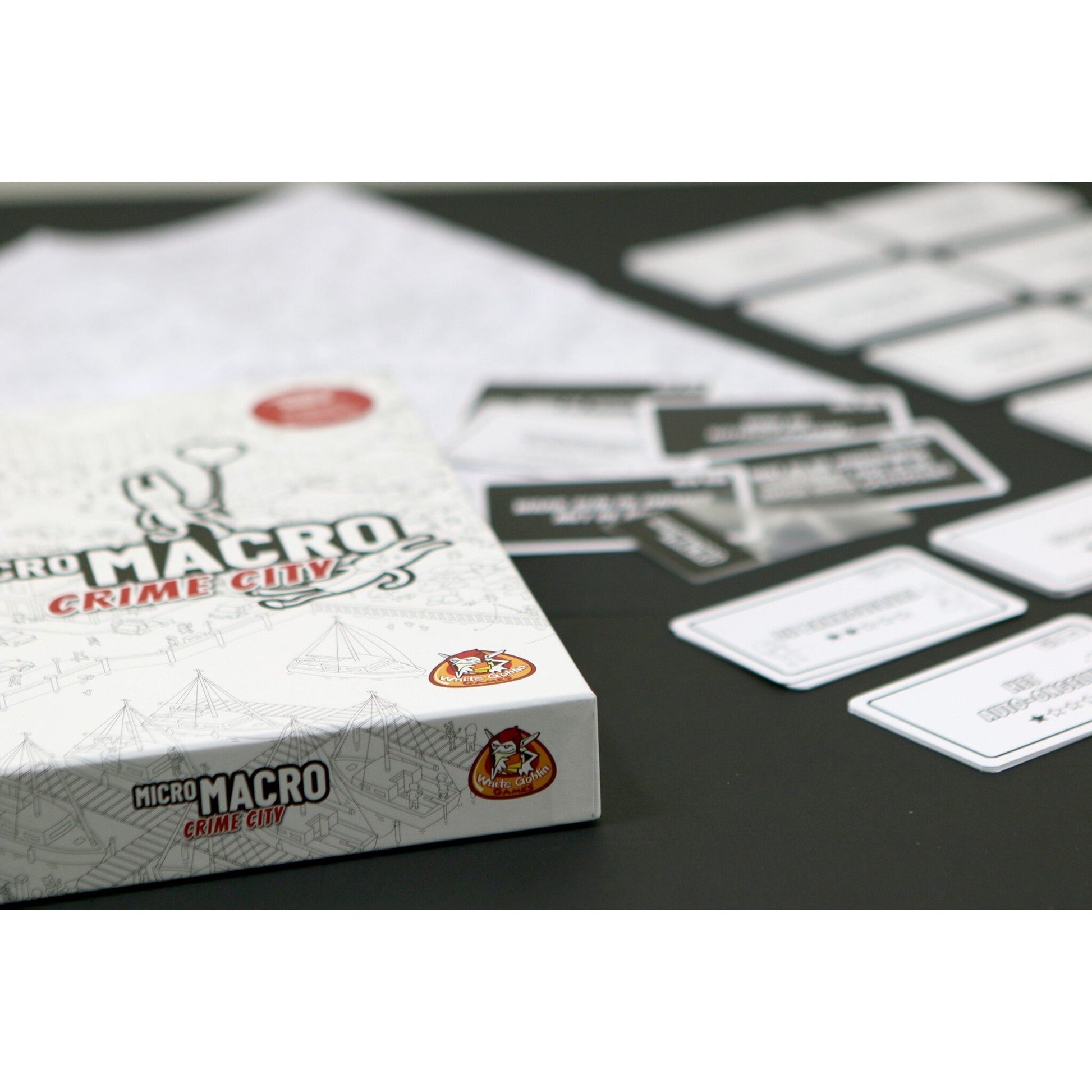Jeux de gobelin blanc micromacro: Crime City