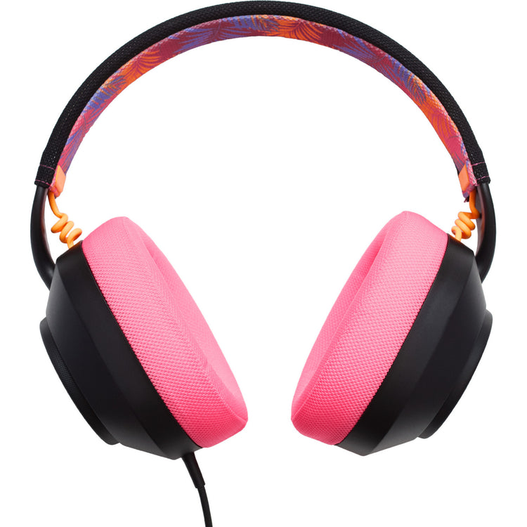 Powera Lucidsound LS10 Casque de jeu filaire – Casque de jeu supra-auriculaire de marque minuit (noir rose, Playstation 5, Playstation 4, Xbox Series X|s, Xbox One, PC, mobile)