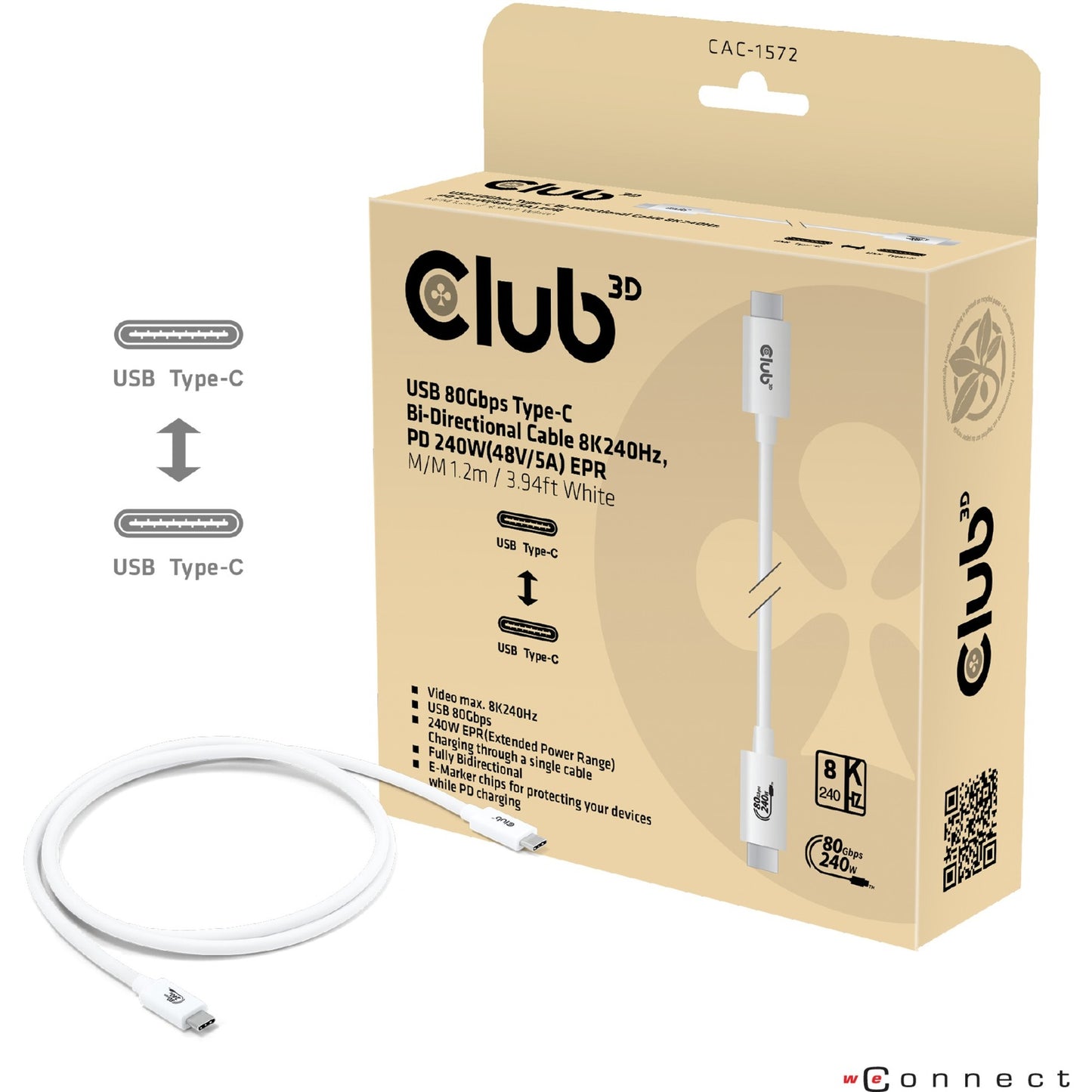 Club 3D USB-C 80 Gbit / ste