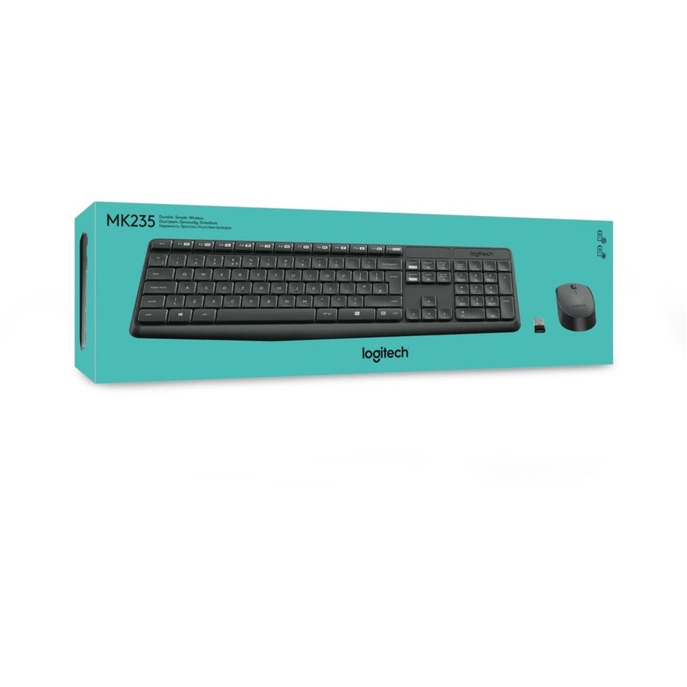 Clavier et souris sans fil Logitech MK235