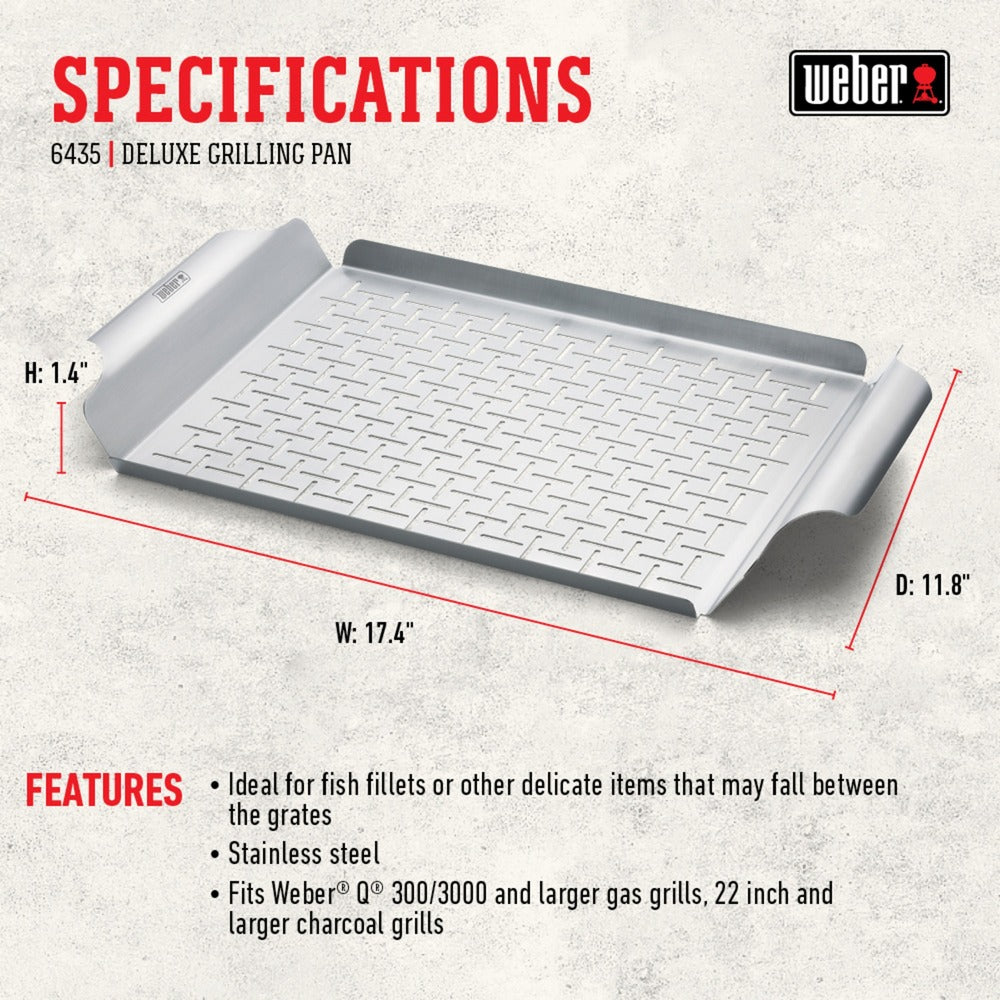 WEBER DELUXE GRILLPAN