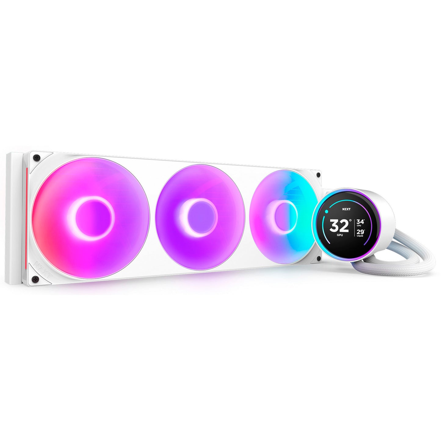 Refroidissement par eau NZXT Kraken Elite 420 RGB (blanc)