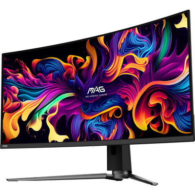 Moniteur de jeu ultra-large incurvé MSI Mag 341CQP QD-OLED 34 (noir, 2x HDMI, Display Port, 2x USB-A, USB-B, USB-C, 175 Hz)