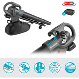 Gardena souffleur de feuilles à batterie powerjet 18v p4a ensemble - afbeelding 4
