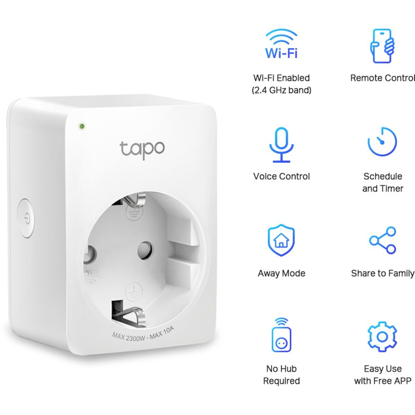 Prise mini Wifi TP-Link TAPO P100 (4 packs)